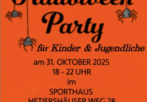 Halloween-Party am 31. Oktober 2025